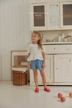 Load image into Gallery viewer, MEL KIDS SUMMER NATURAL PUFF BLOUSE*PREORDER