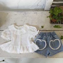 Load image into Gallery viewer, MEL KIDS SUMMER NATURAL PUFF BLOUSE*PREORDER