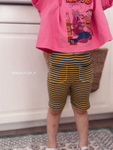 Load image into Gallery viewer, POISSON KIDS STRIPE BIKE SHORT**PREORDER