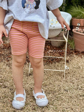 Load image into Gallery viewer, POISSON KIDS STRIPE BIKE SHORT**PREORDER
