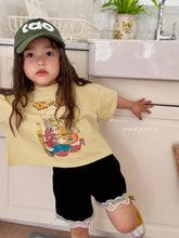 Load image into Gallery viewer, POISSON KIDS WAFFLE FRILL SHORT**PREORDER