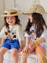 Load image into Gallery viewer, POISSON KIDS FRILL FLORAL SHORTS**PREORDER