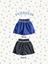Load image into Gallery viewer, POISSON KIDS FRILL FLORAL SHORTS**PREORDER