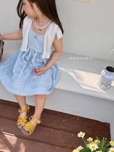 Load image into Gallery viewer, POISSON KIDS FRILL SLEEVELESS DRESS**PREORDER