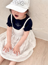 Load image into Gallery viewer, POISSON KIDS FRILL SLEEVELESS DRESS**PREORDER