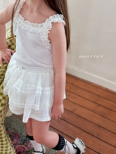 Load image into Gallery viewer, POISSON KIDS FRILL SLEEVELESS TOP**PREORDER