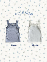 Load image into Gallery viewer, POISSON KIDS FRILL SLEEVELESS TOP**PREORDER