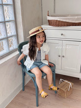 Load image into Gallery viewer, POISSON KIDS FRILL SLEEVELESS TOP**PREORDER