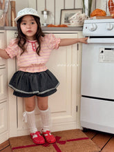 Load image into Gallery viewer, POISSON KIDS BUTTON STRIPE TEE**PREORDER