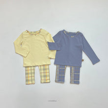 Load image into Gallery viewer, LIME &amp; BLUE KIDS Minnie Check Top and Bottom Set **Preorder