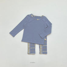 Load image into Gallery viewer, LIME &amp; BLUE KIDS Minnie Check Top and Bottom Set **Preorder