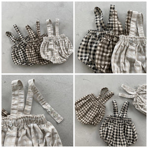 NUNUNBIEL Check Bodysuit *Preorder