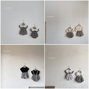 NUNUNBIEL Check Bodysuit *Preorder