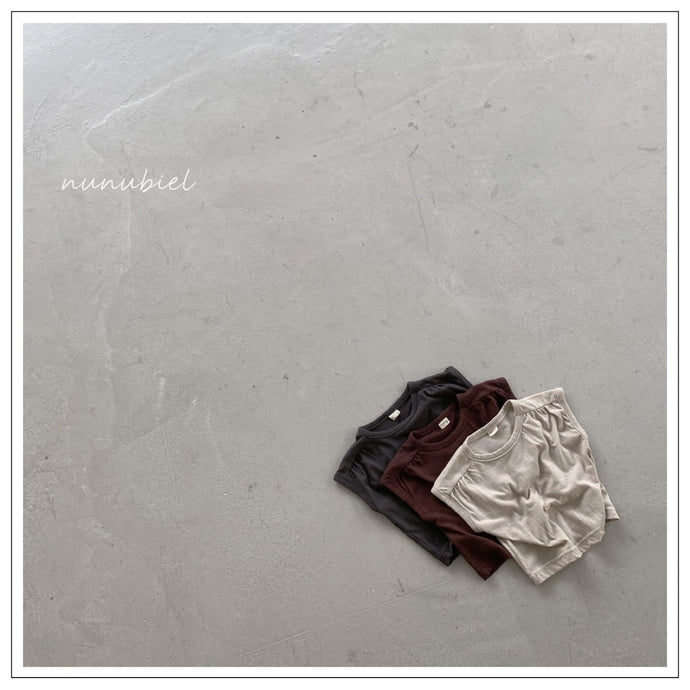 NUNUNBIEL KIDS Natural Sleevless Tee *Preorder