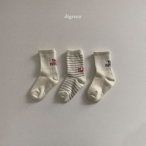 DIGREEN The Future socks set of 3* Preorder
