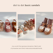 Load image into Gallery viewer, DOT TO DOT Jelly Sandals